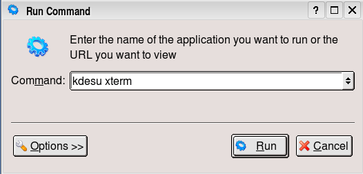 Starting a KDE/Kubuntu GUI Application as Root User