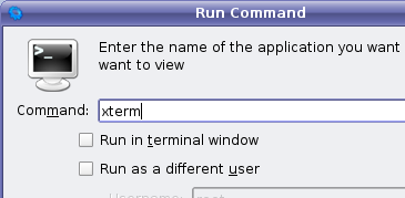 Kubuntu Run Command Remembered Settings