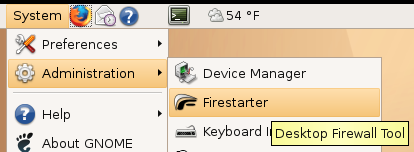 Fire Start Interface Install the Firestarter Firewall on Ubuntu Linux