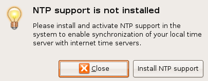 Install NTP Support
