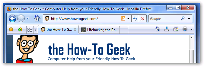Make Firefox Look Like Internet Explorer 7(mostly) on Windows Vista