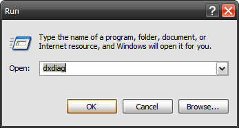 How to Run a DirectX Diagnostic on XP