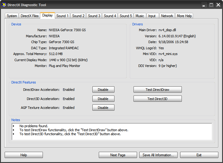 How to Run a DirectX Diagnostic on XP