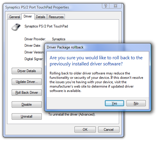 Roll Back Troublesome Device Drivers in Windows Vista