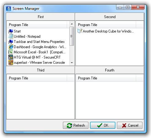 Another Desktop Cube for Windows XP/Vista