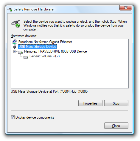 Create a Shortcut or Hotkey for the Safely Remove Hardware Dialog
