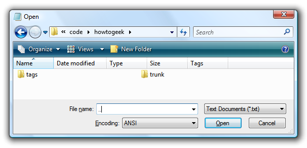 Stupid Geek Tricks: Navigate in the File Open/Save Dialog With the Keyboard