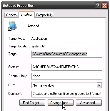 Customizing Your Icons in Windows XP