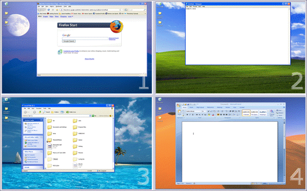 How to Get Virtual Desktops on Windows XP