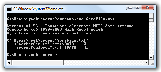 How to Hide Data in a Secret Text File Compartment