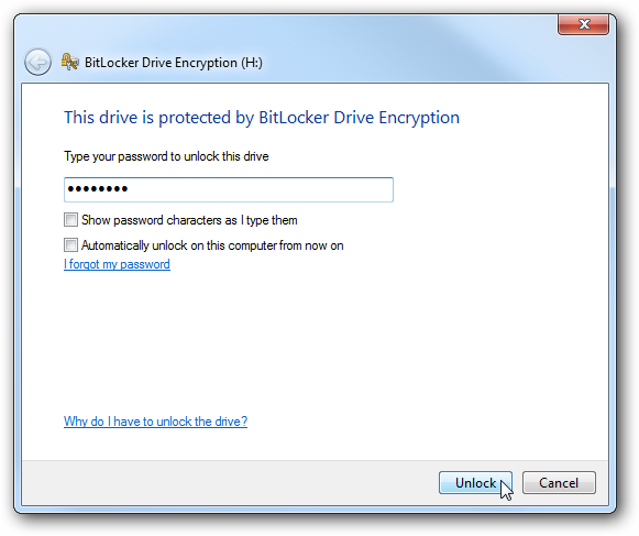 BitLocker To Go Encrypts Portable Flash Drives in Windows 7
