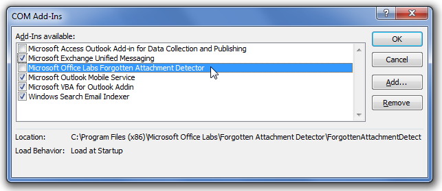 Make Outlook Faster by Disabling Unnecessary Add-Ins