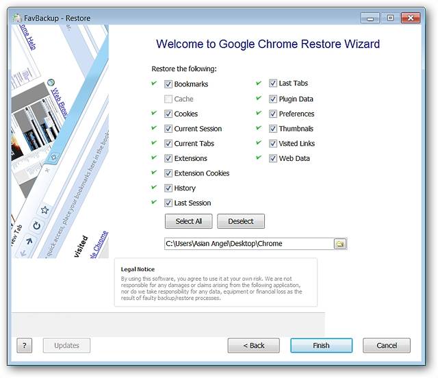 Backup Different Browsers Easily with FavBackup