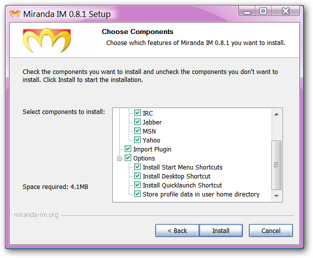 Miranda Instant Messenger – Multi-Protocol IM Client