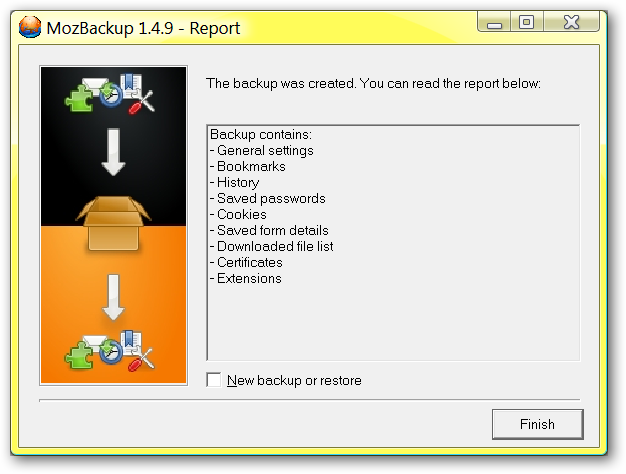 Backup Your Mozilla-Based Software with MozBackup