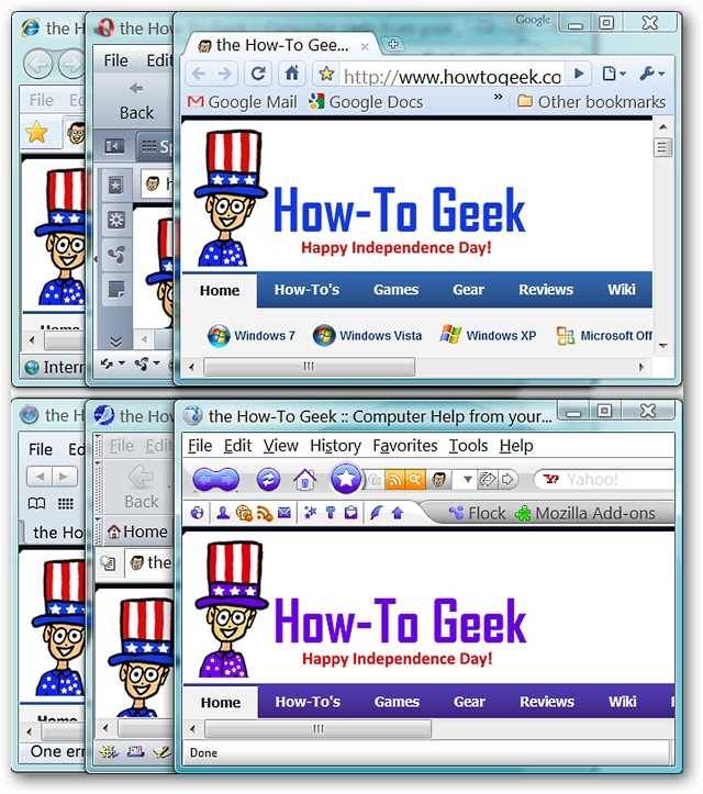 Access Multiple Browsers from Firefox with Browser View Plus
