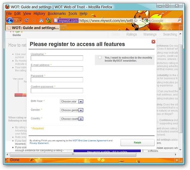 Enjoy Safer Web Browsing with WOT