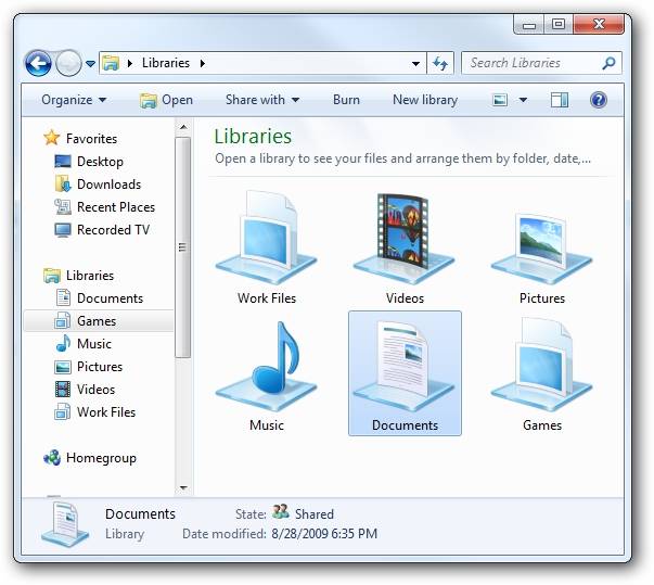 Documents Library Computer Manage Files and Documents Easier with Libraries in Windows 7
