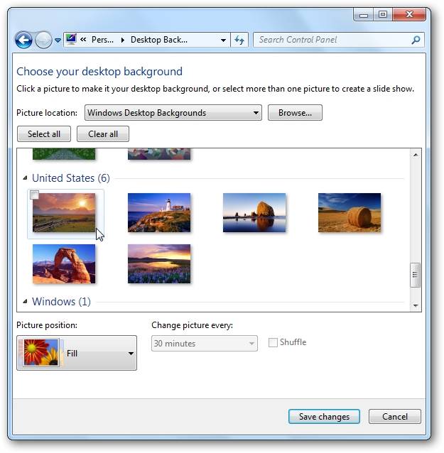 Access Hidden Regional Themes in Windows 7