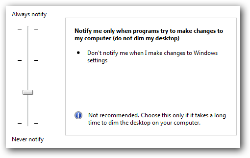 How To Manage UAC Notifications in Windows 7