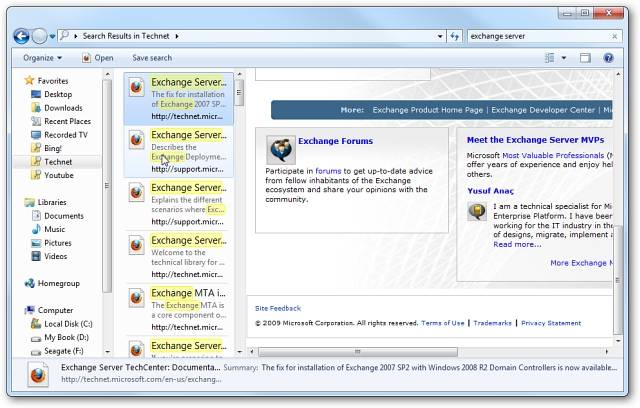 Search Websites from Your Desktop in Windows 7 with Search Connectors