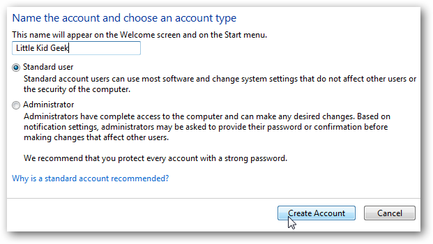 Beginner Geek: Add a New User Account in Windows 7