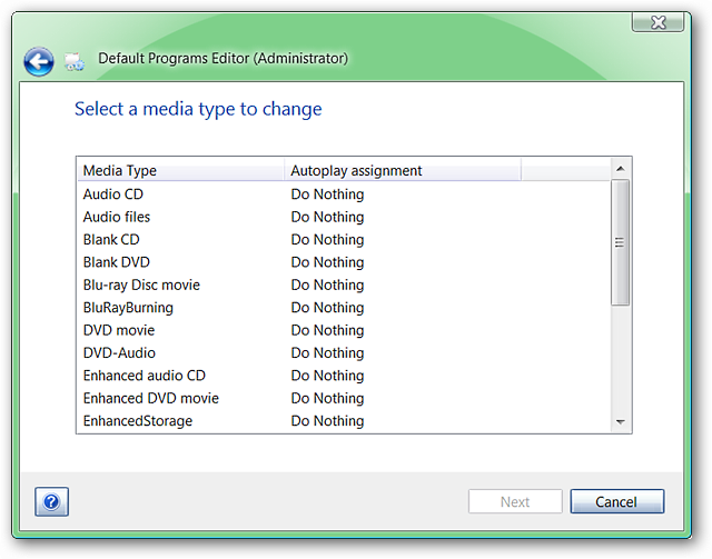 Modify Basic System Settings with Default Programs Editor