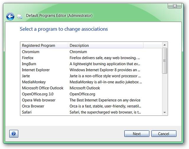 Program Defaultimage Modify Basic System Settings with Default Programs Editor