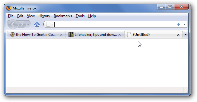 Load the Last Tab's URL in a New Tab in Firefox