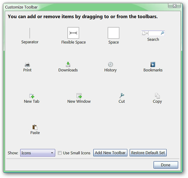 Add Specialized Toolbar Buttons to Firefox the Easy Way