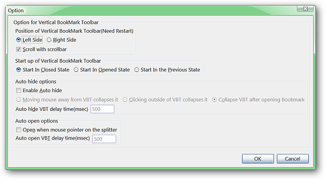 Add a Vertical Bookmarks Toolbar to Firefox