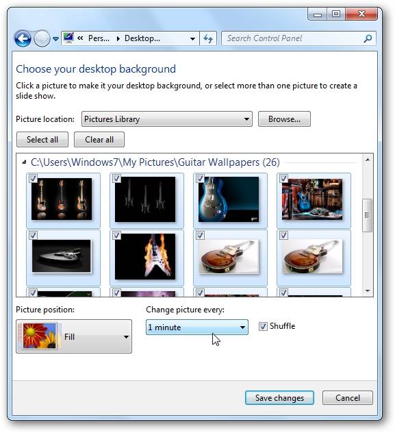 Set To Background Turn Your Desktop into a Picture Slideshow in Windows 7