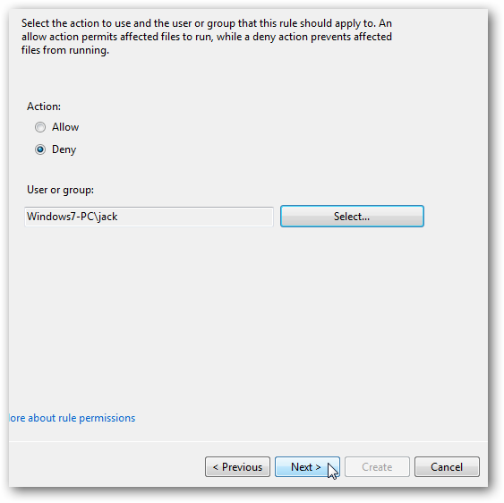 Restrict Access to Programs with AppLocker in Windows 7