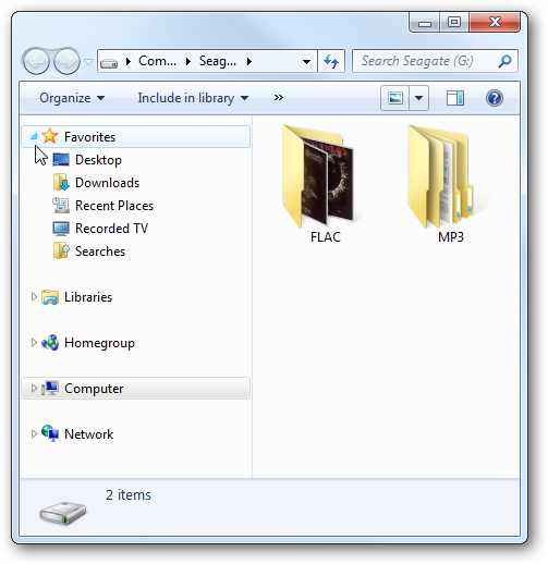 Windows System Navigation Menu Make the Navigation Pane Easier to Manage in Windows 7