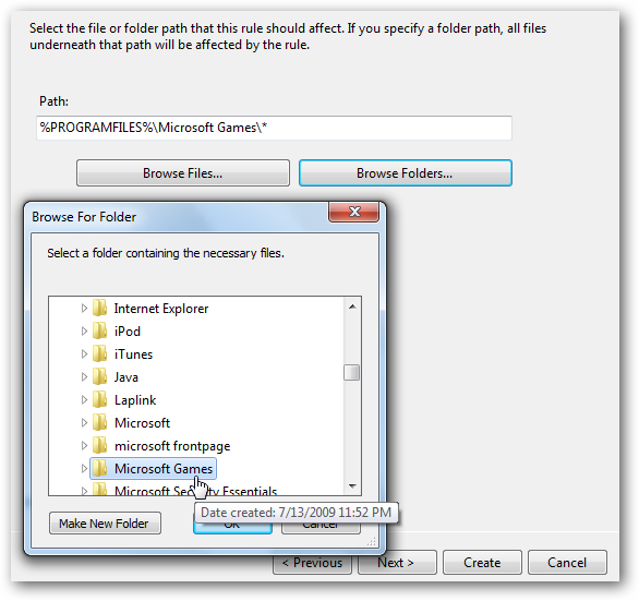 Restrict Access to Programs with AppLocker in Windows 7