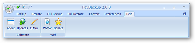 Backup Your Browser with the New FavBackup
