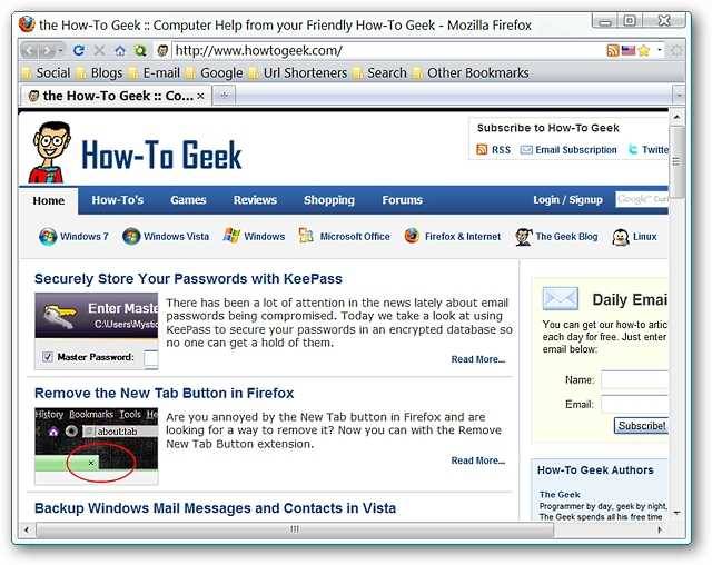 Reduce Your Bookmarks Toolbar to a Toolbar Button