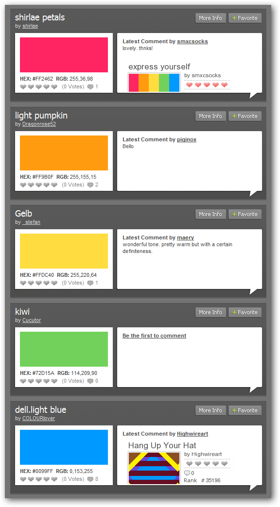 Find Color Schemes Easily in Firefox or Your Favorite Browser