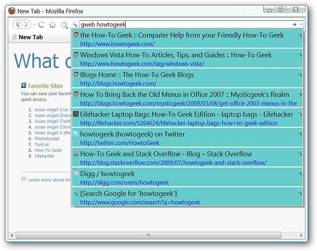 Supercharge Firefox’s Address Bar with CyberSearch