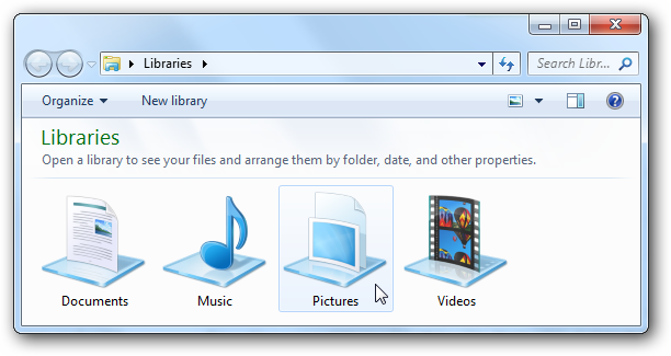 Change Your Windows 7 Library Icons the Easy Way