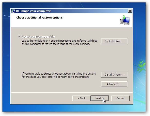 How To Restore Windows 7 from a System Image