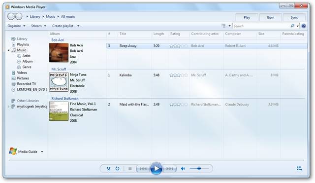 Learning Windows 7: Manage Your Music with Windows Media Player