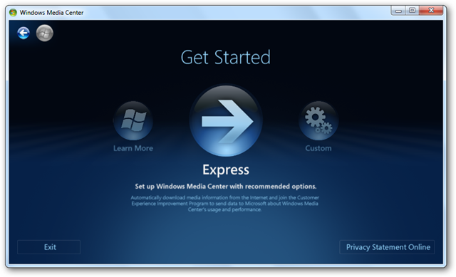 Learning Windows 7: Setup Live TV in Windows Media Center