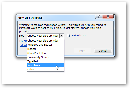 How To Create and Publish Blog Posts in Word 2010 & 2007