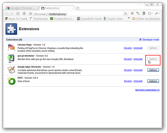 Create Shortened goo.gl URLs in Google Chrome the Easy Way