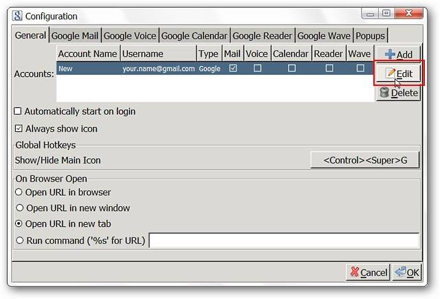 Monitor Google Services from the System Tray