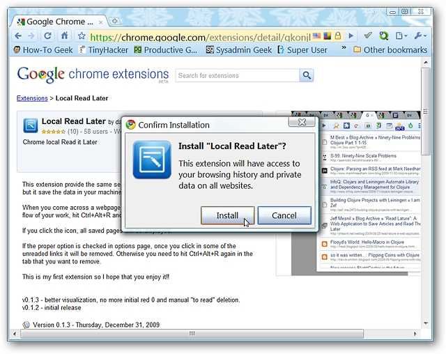 Create Read Later Lists in Google Chrome