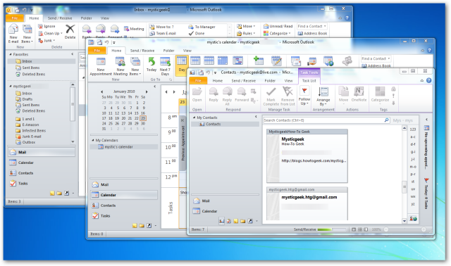 Open Different Outlook Features in Separate Windows to Improve Productivity