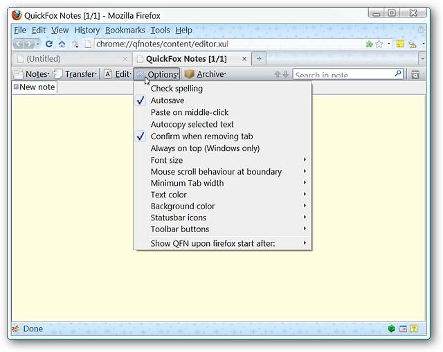 Create Notes Inside (and Outside) of Firefox