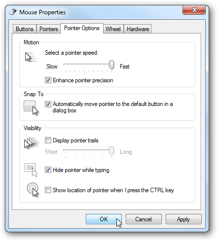 Make Mouse Navigation Faster in Windows